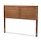 Baxton Studio Seren Mid-Century Walnut Brown Finished Wood Full Size Headboard 156-9425 - alternate 1